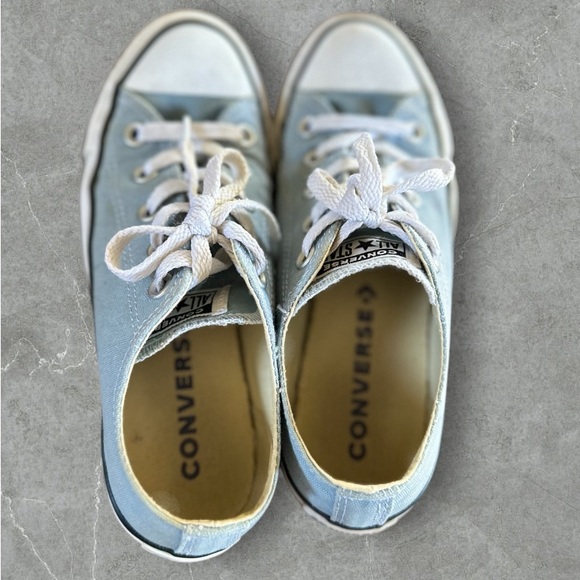 Converse| Light Blue Chucks Unisex| Women Size 6| Men Size 4 - Picture 3 of 4